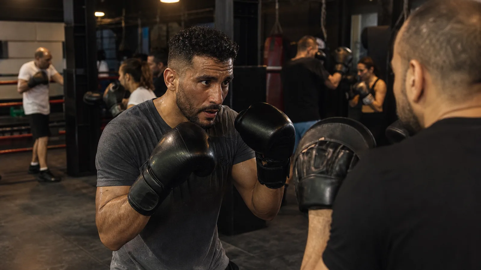 Boxing training at Honour and Glory near Dartford