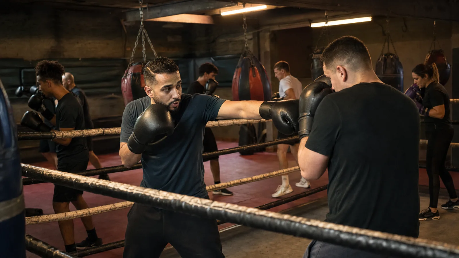Adult beginner boxing padwork at Honour and Glory near Grove Park