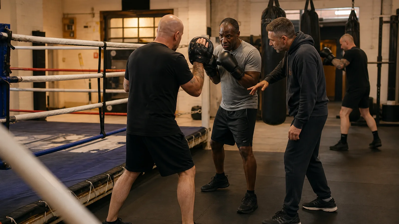 Parent-friendly boxing class setup at Honour and Glory near Charlton