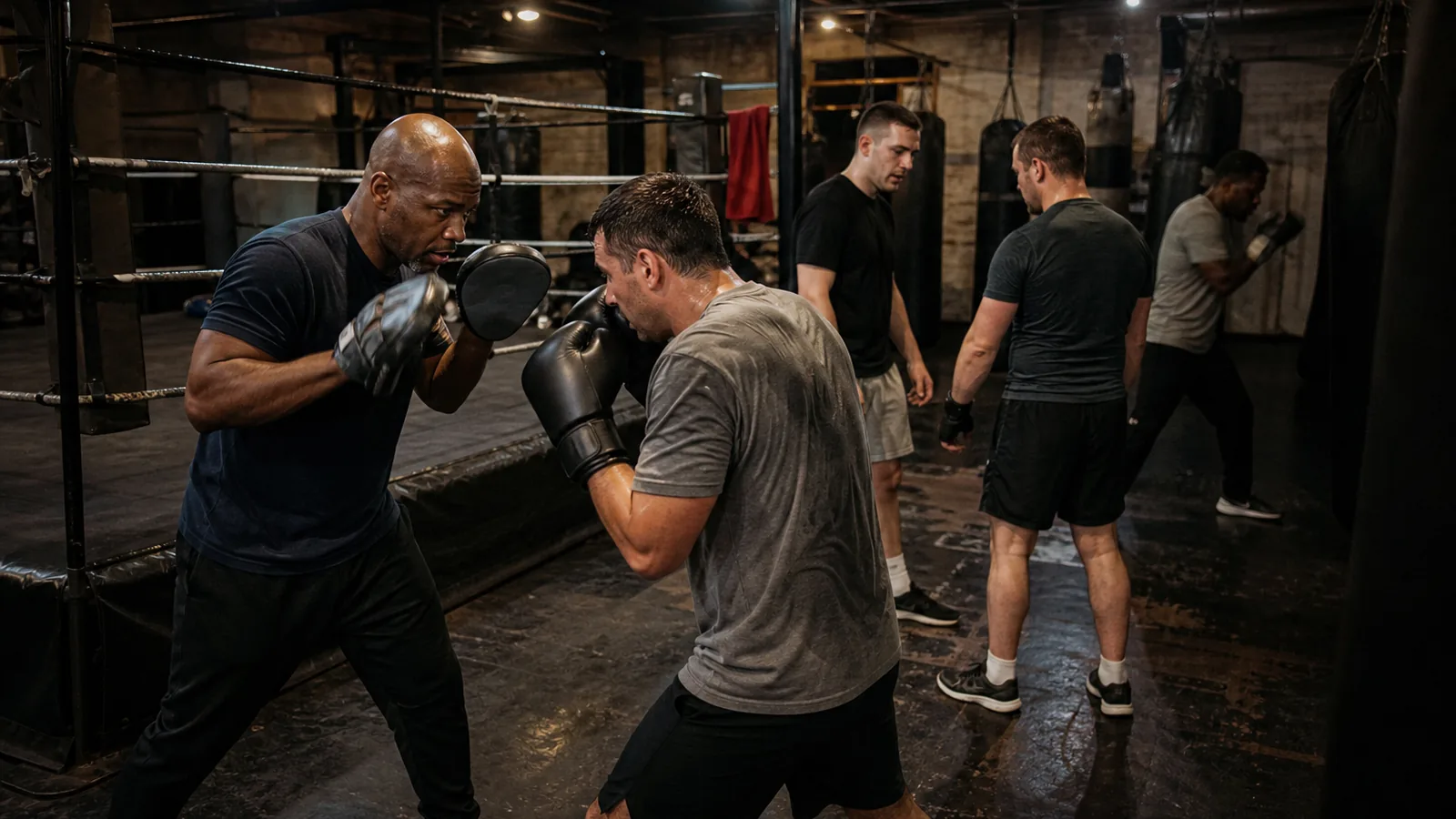 Boxing training at Honour and Glory near Erith