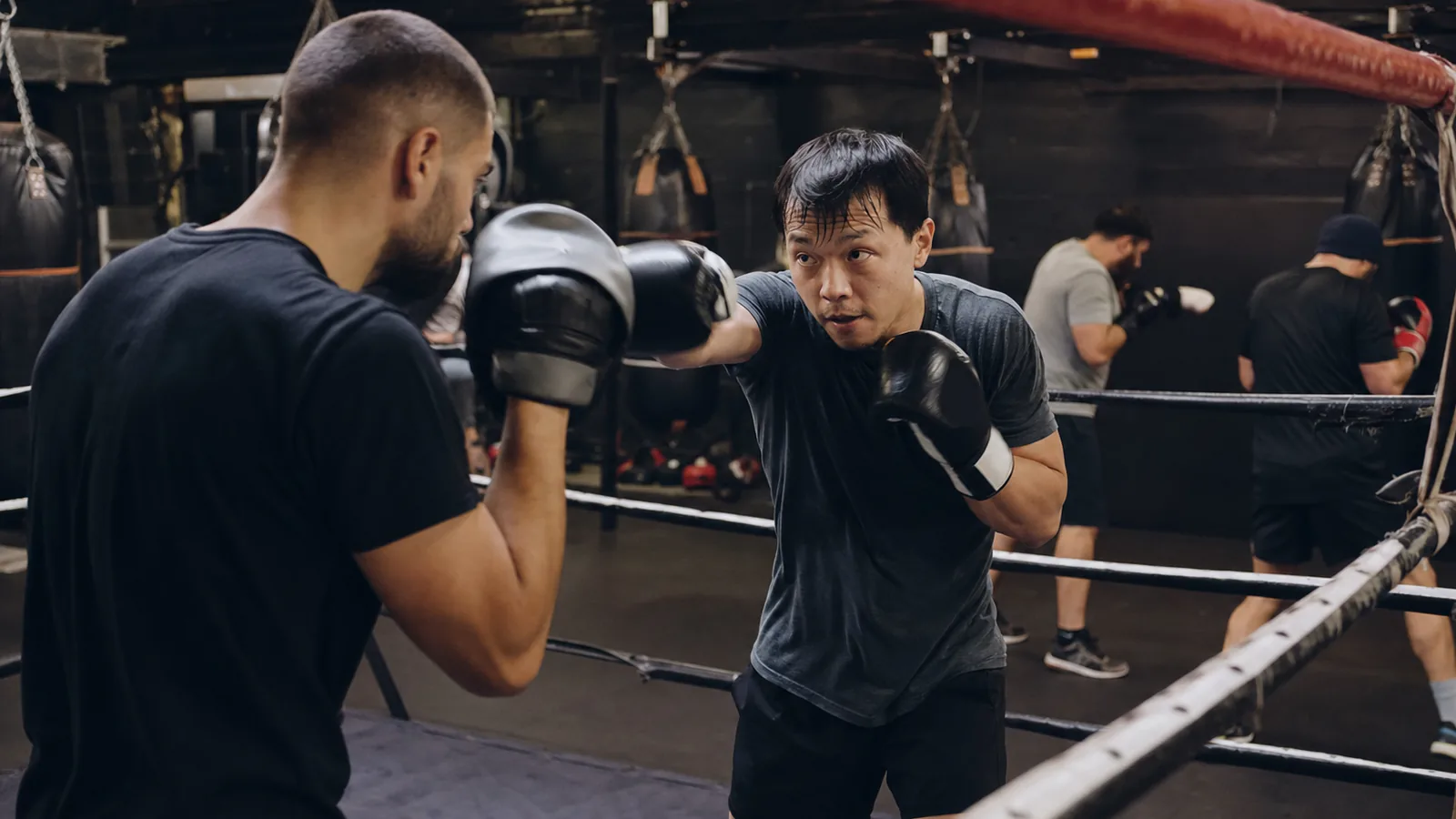 Boxing training at Honour and Glory near Thamesmead