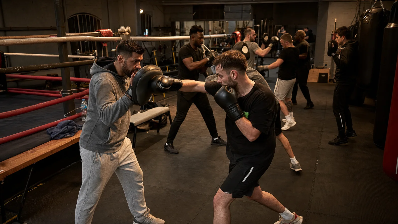 Boxing training at Honour and Glory near Peckham