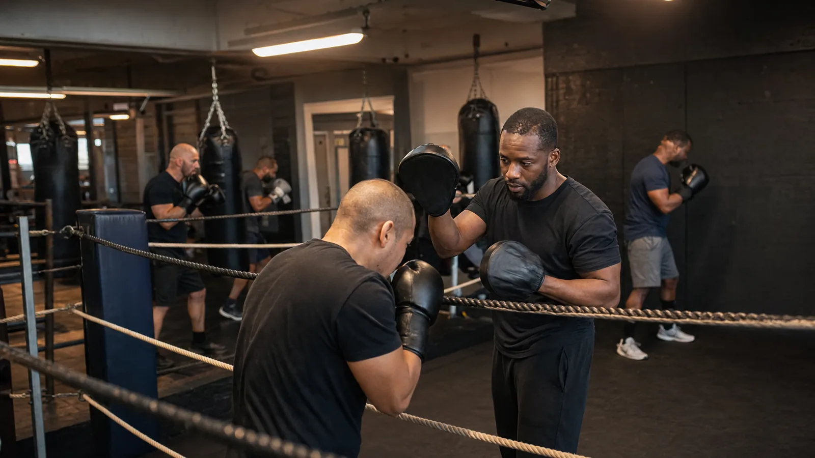 Boxing training at Honour and Glory near New Eltham