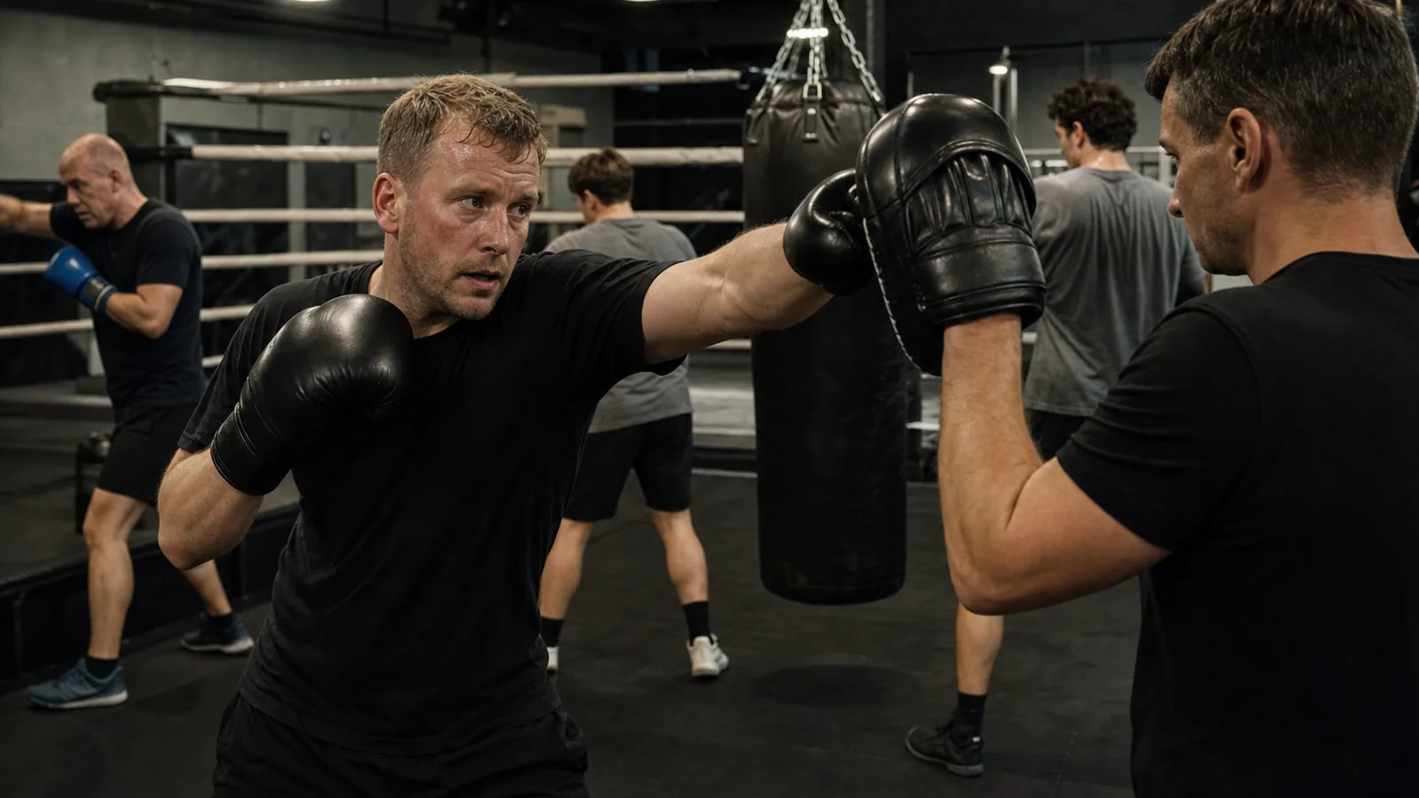 Beginner-friendly padwork coaching at Honour and Glory near West Wickham