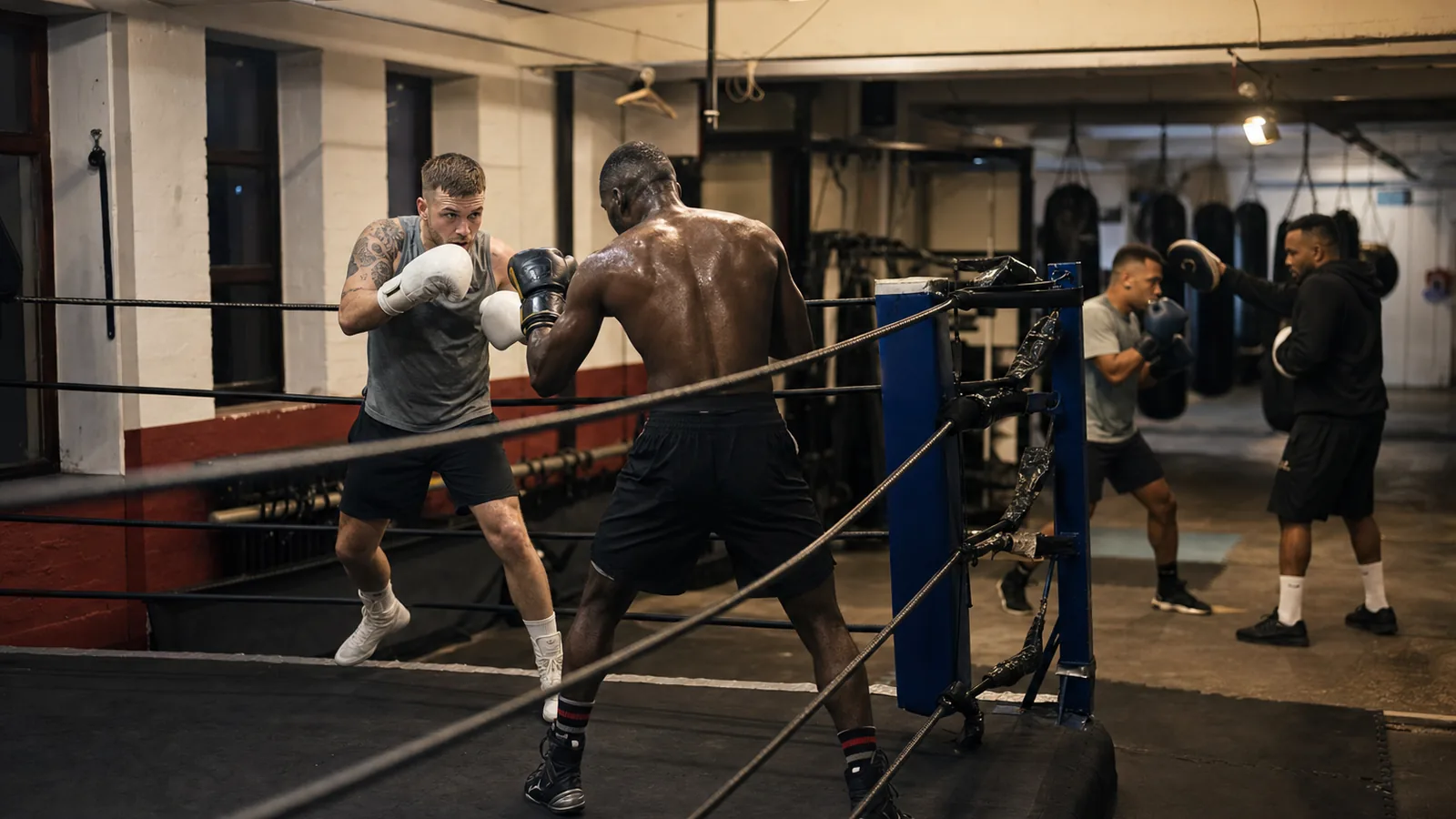 Boxing training at Honour and Glory near Shooters Hill