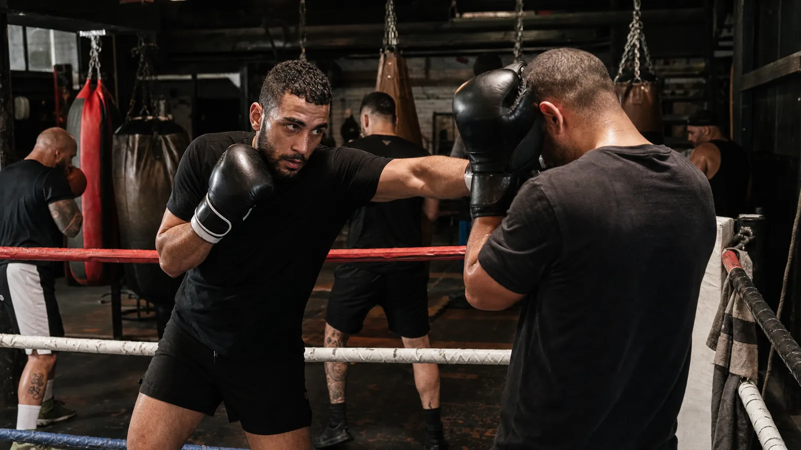 Boxing training at Honour and Glory near Eltham