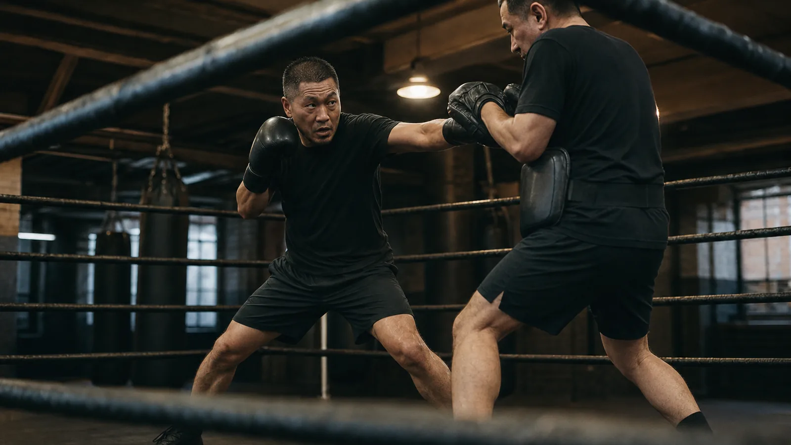 Boxing training at Honour and Glory near Sidcup
