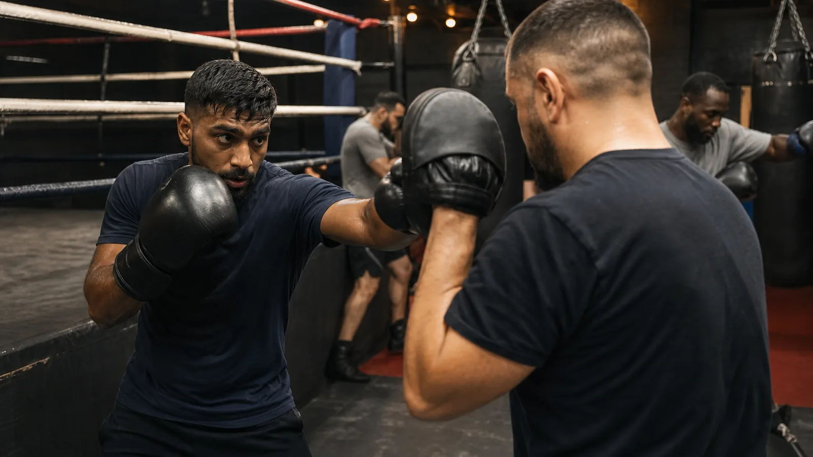 Boxing training at Honour and Glory near Erith