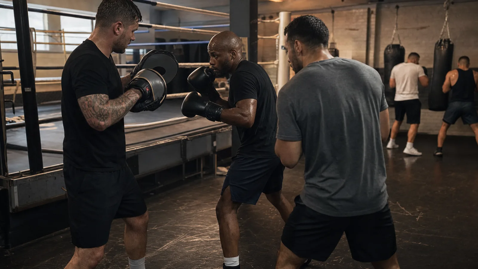 Boxing training at Honour and Glory near Bexley