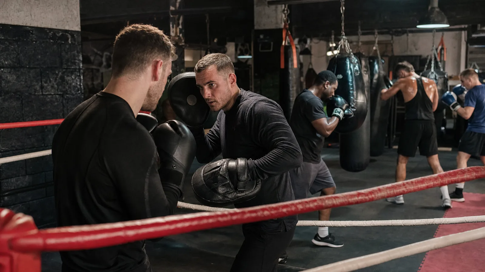 One-to-one pad work coaching at Honour and Glory near Blackheath