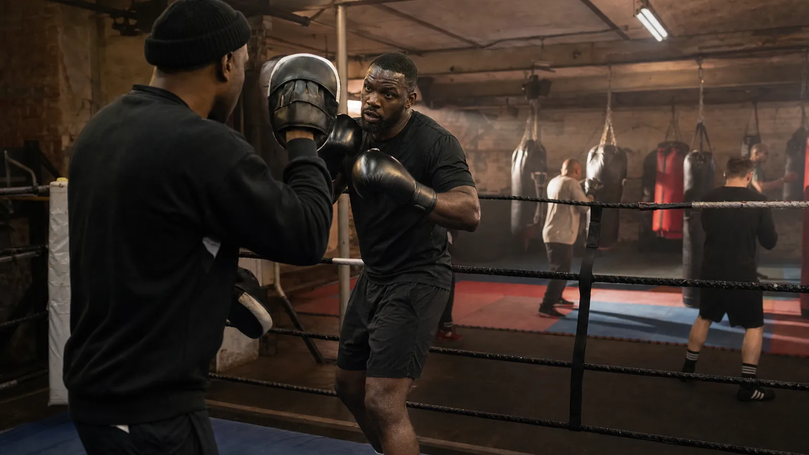 Boxing training at Honour and Glory near Bromley