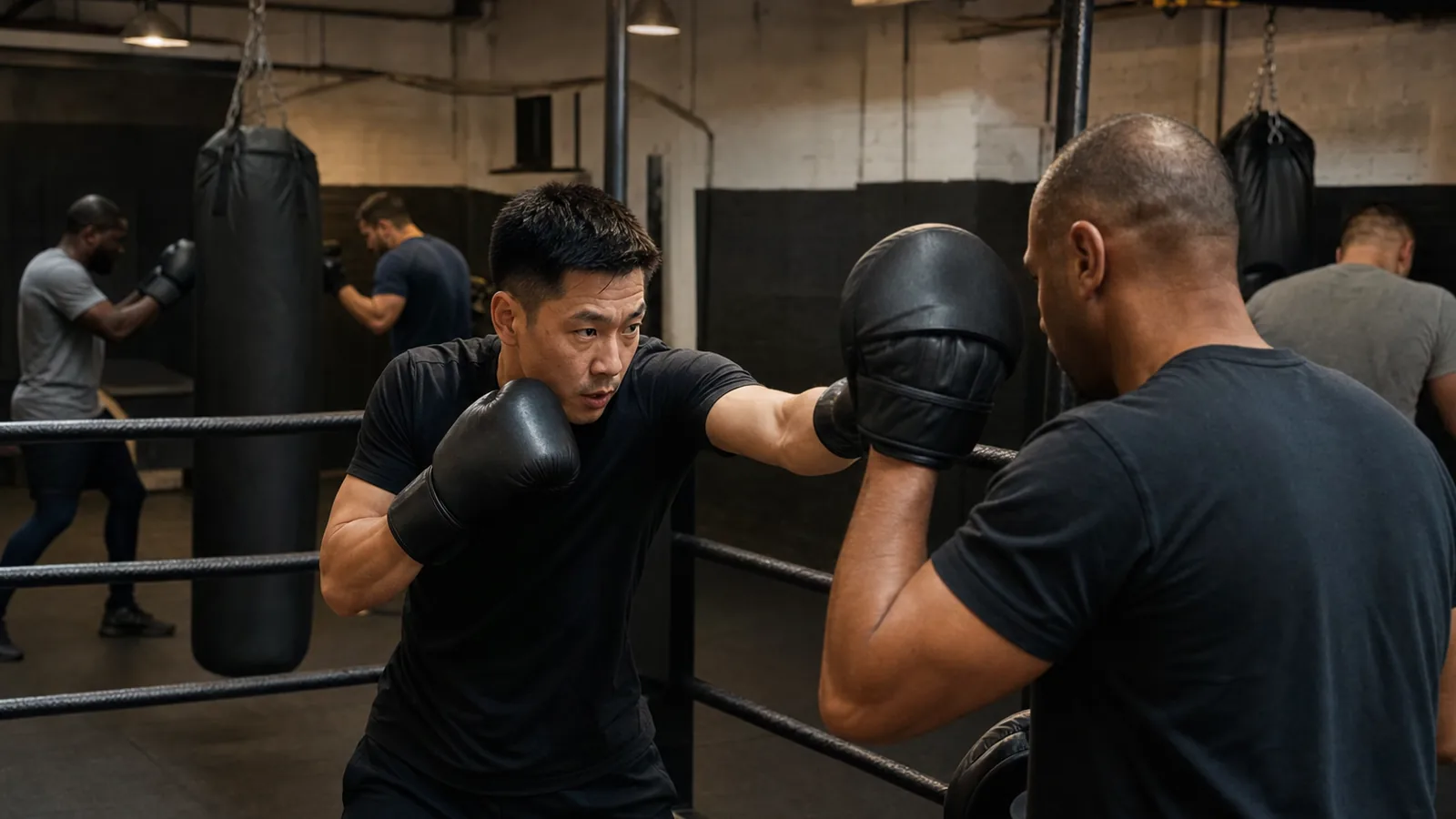 Boxing training at Honour and Glory near Blackheath