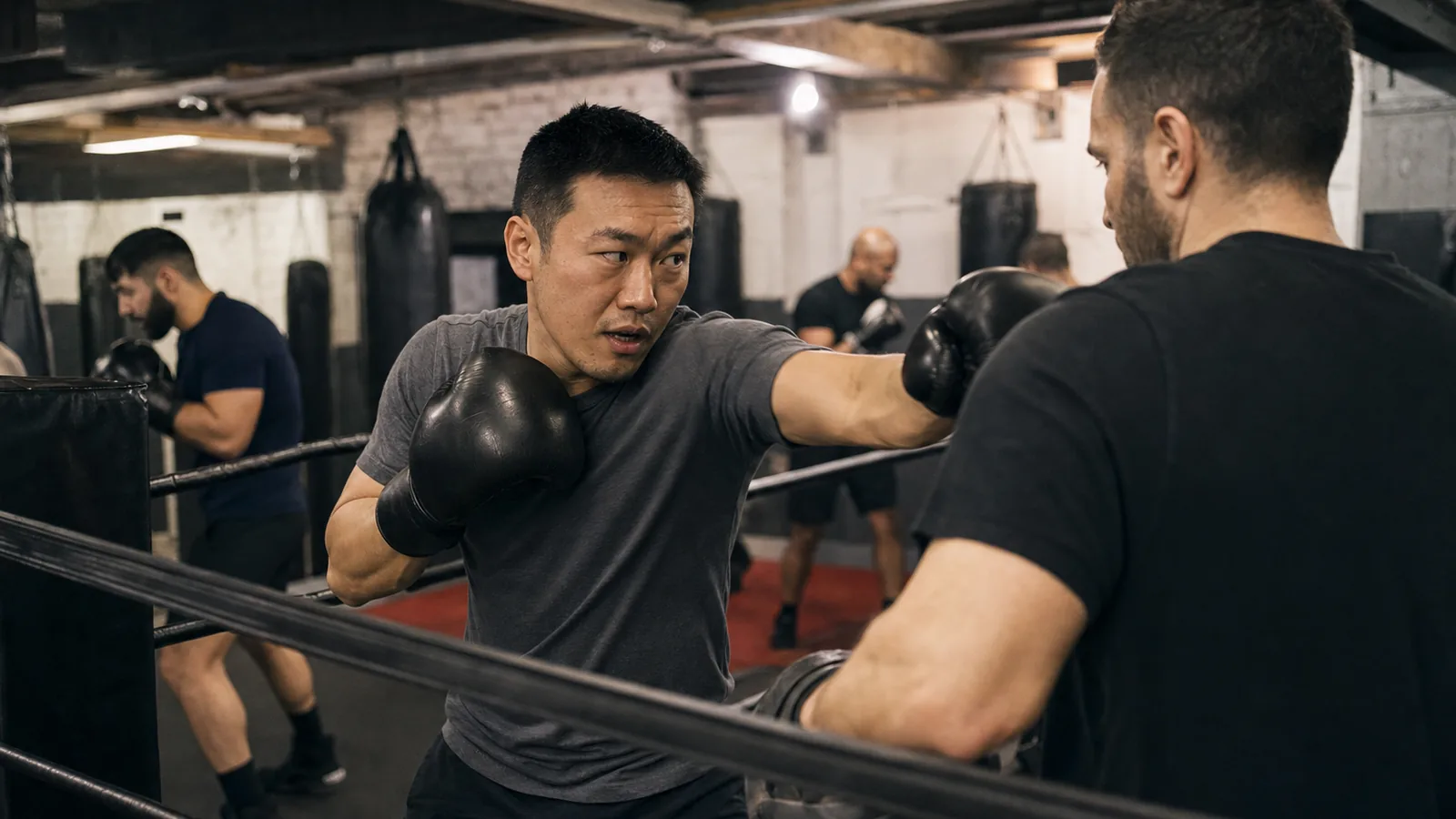 Boxing training at Honour and Glory near Abbey Wood