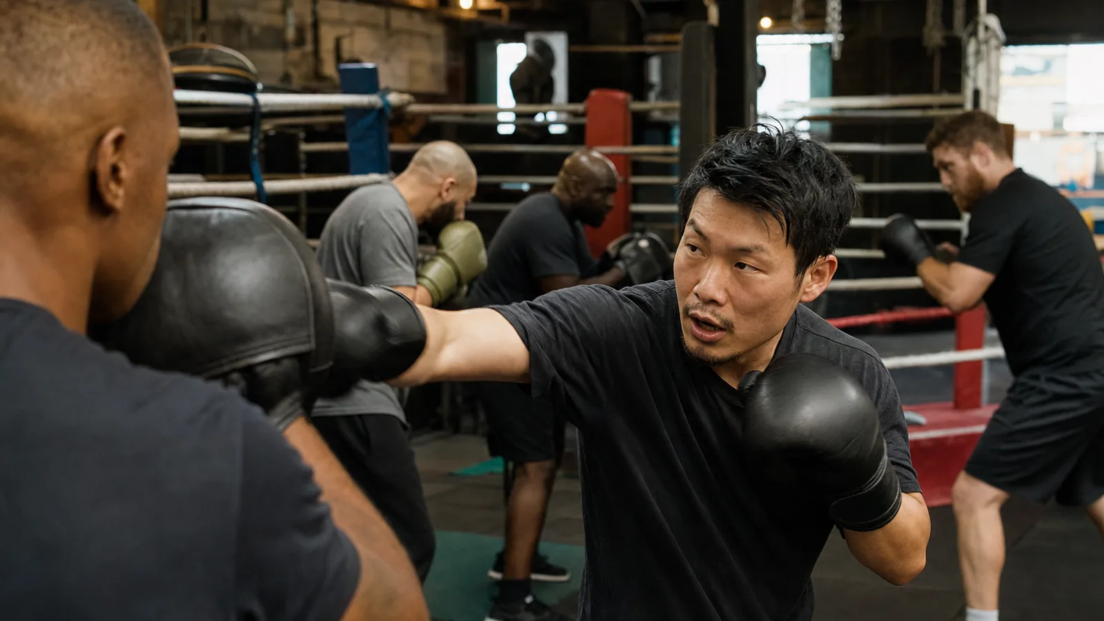 Beginner padwork at H&G Boxing