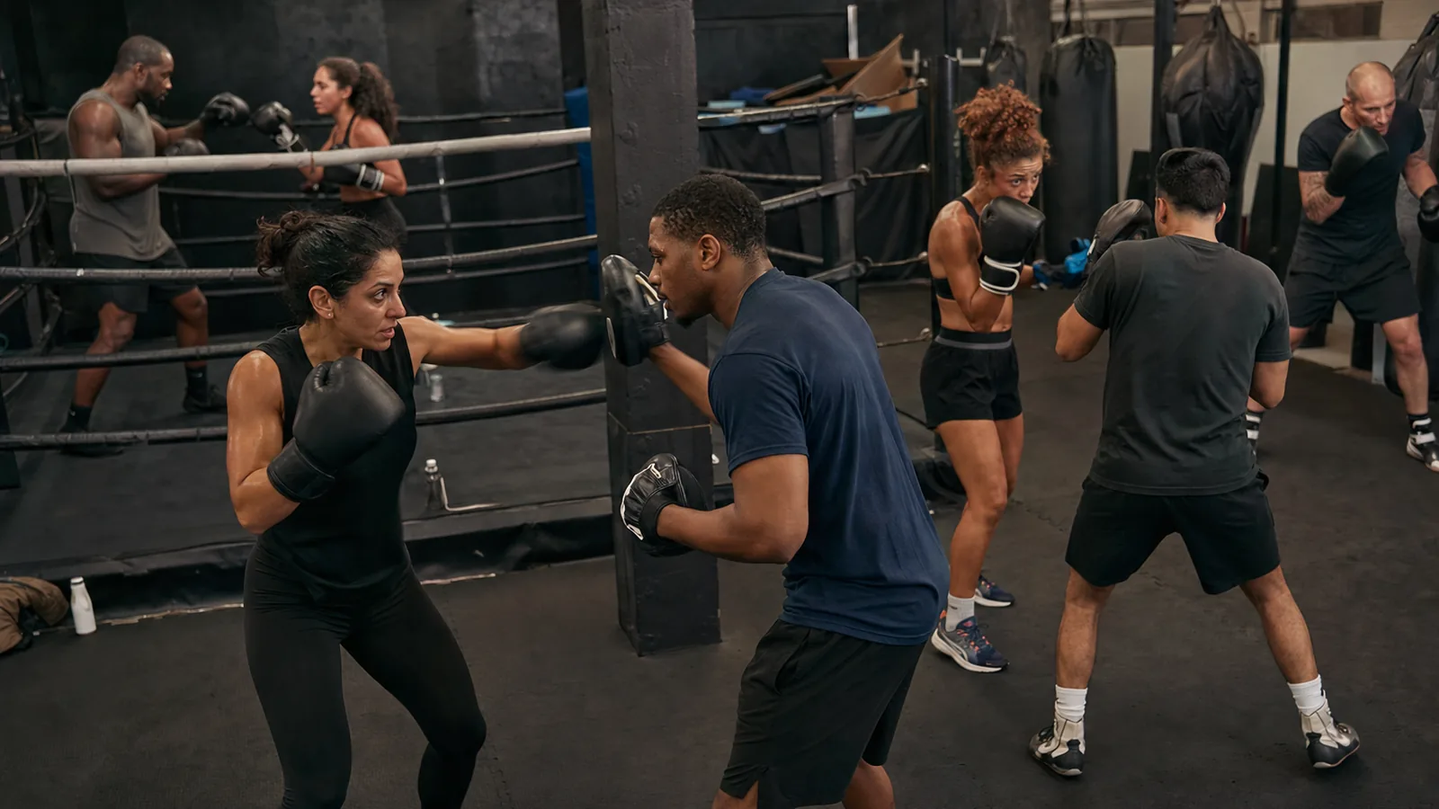 Boxing training at Honour and Glory near Kidbrooke