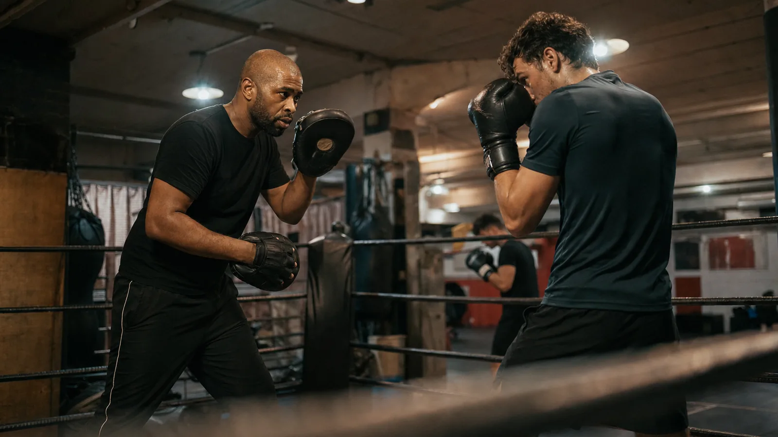 Coach-led padwork at Honour and Glory for Bexleyheath class visitors
