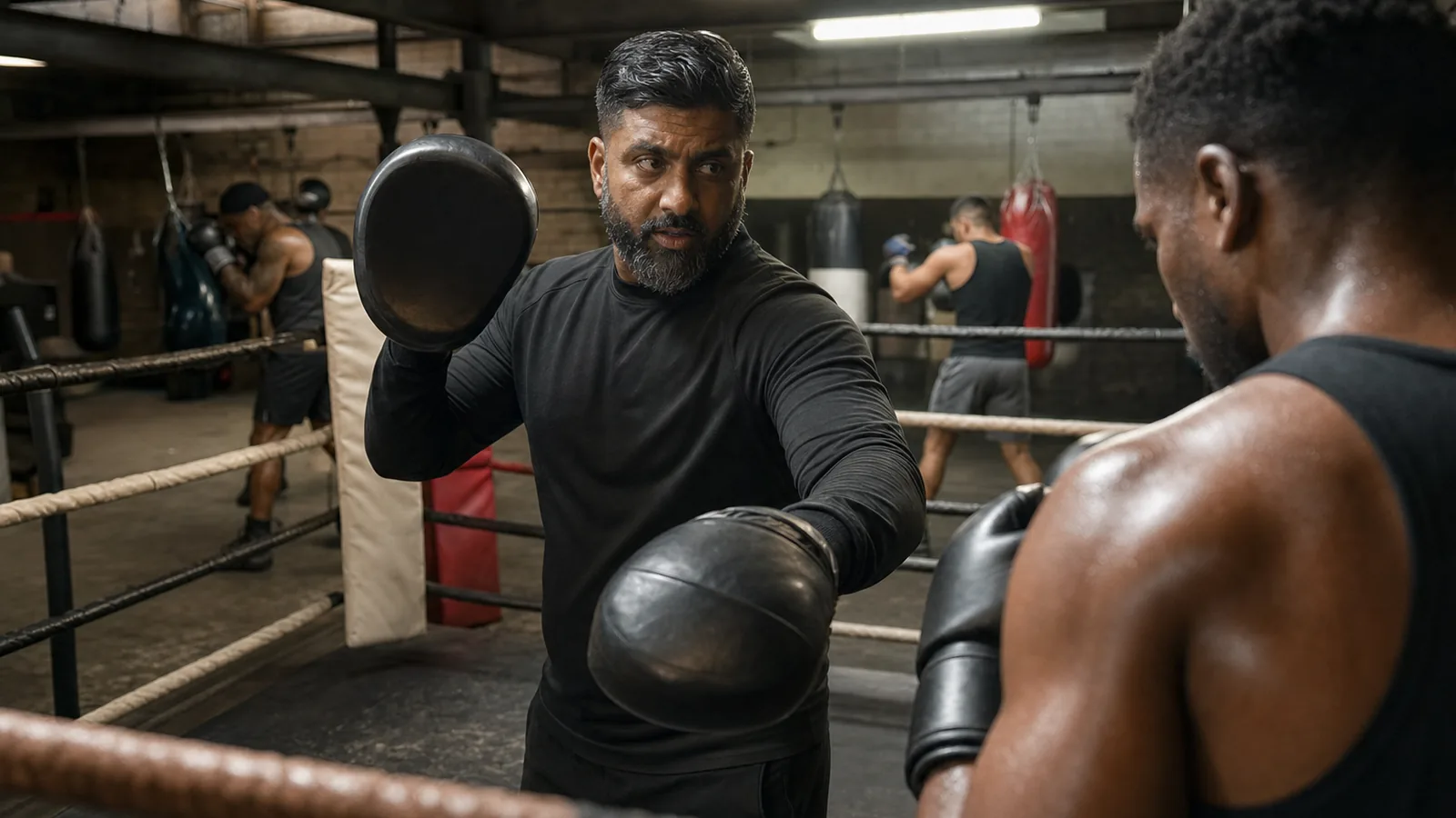 Boxing training at Honour and Glory near Greenwich