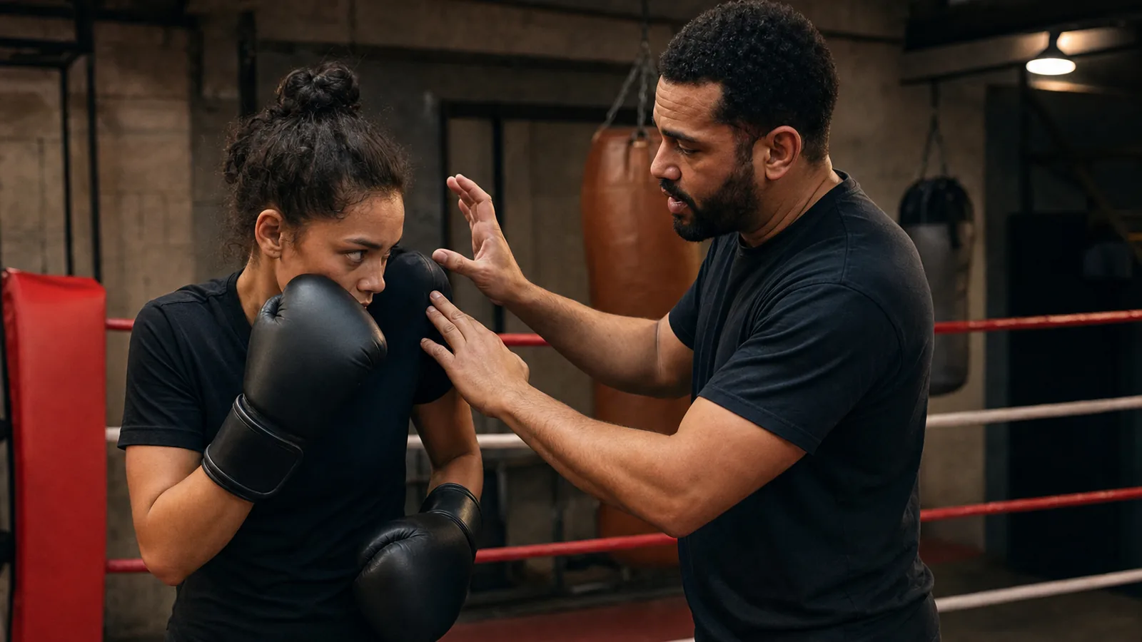 Boxing training at Honour and Glory near Kidbrooke
