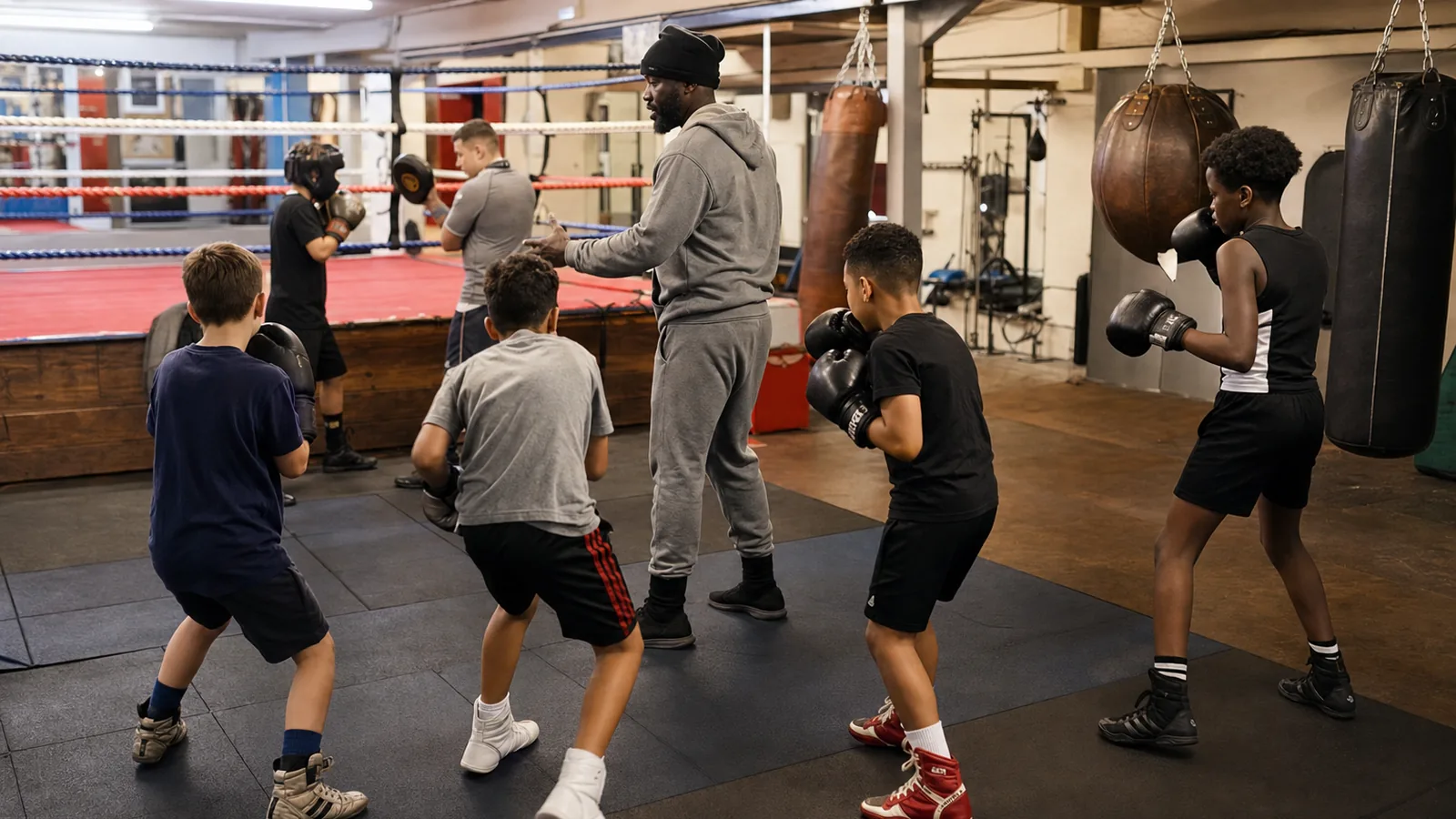 Boxing training at Honour and Glory near Orpington