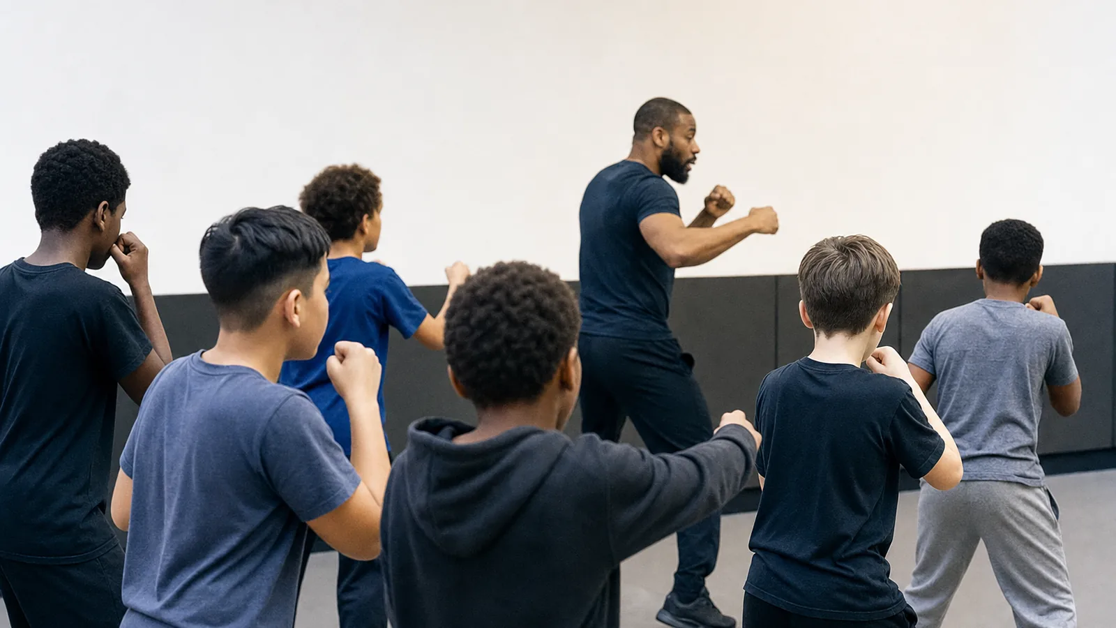 Boxing training at Honour and Glory near Belvedere