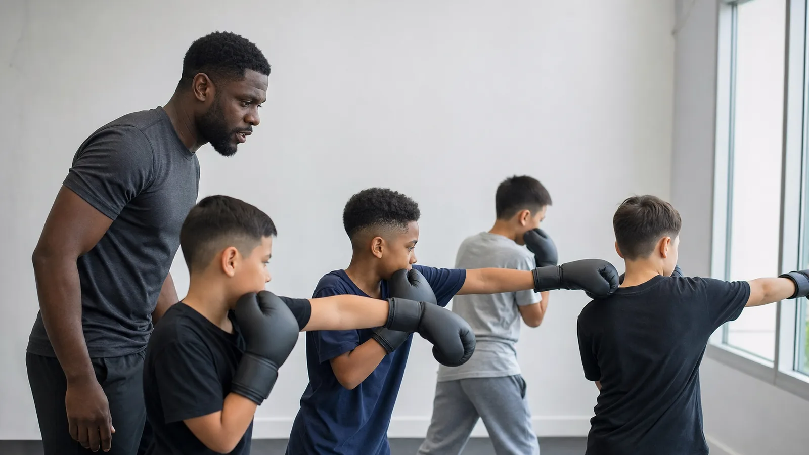Boxing training at Honour and Glory near Blackfen
