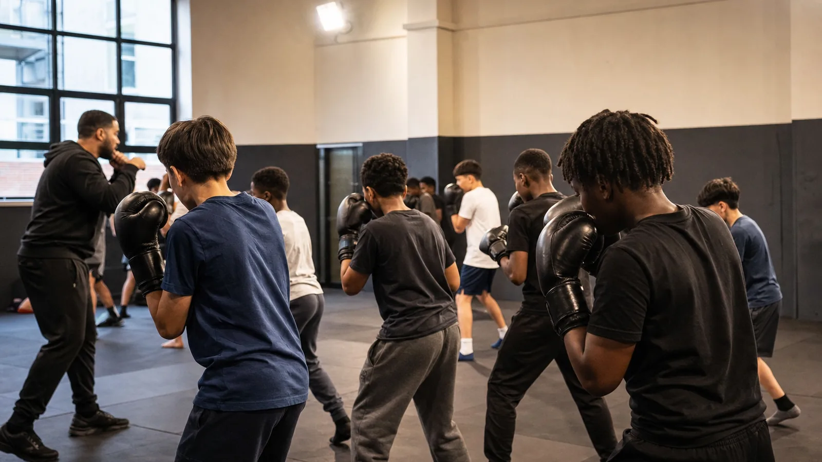 Boxing training at Honour and Glory near Blackheath