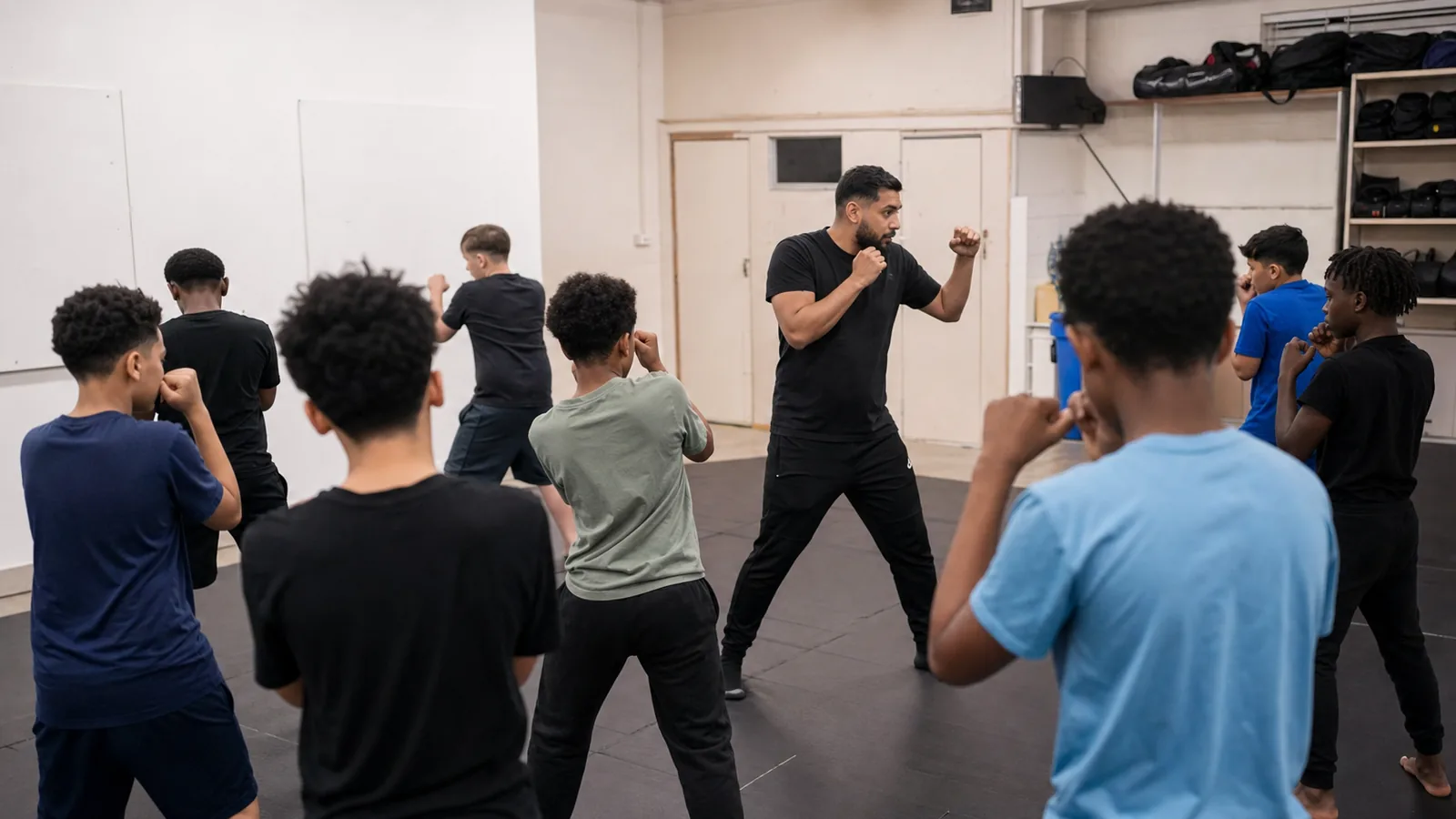 Boxing training at Honour and Glory near Bromley
