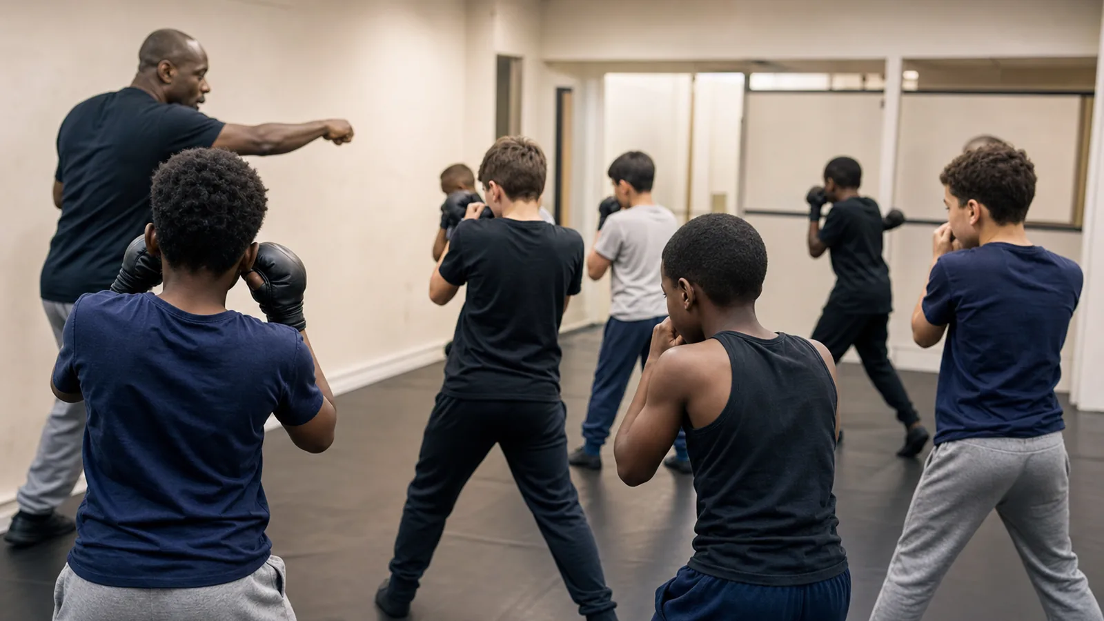 Boxing training at Honour and Glory near Bromley