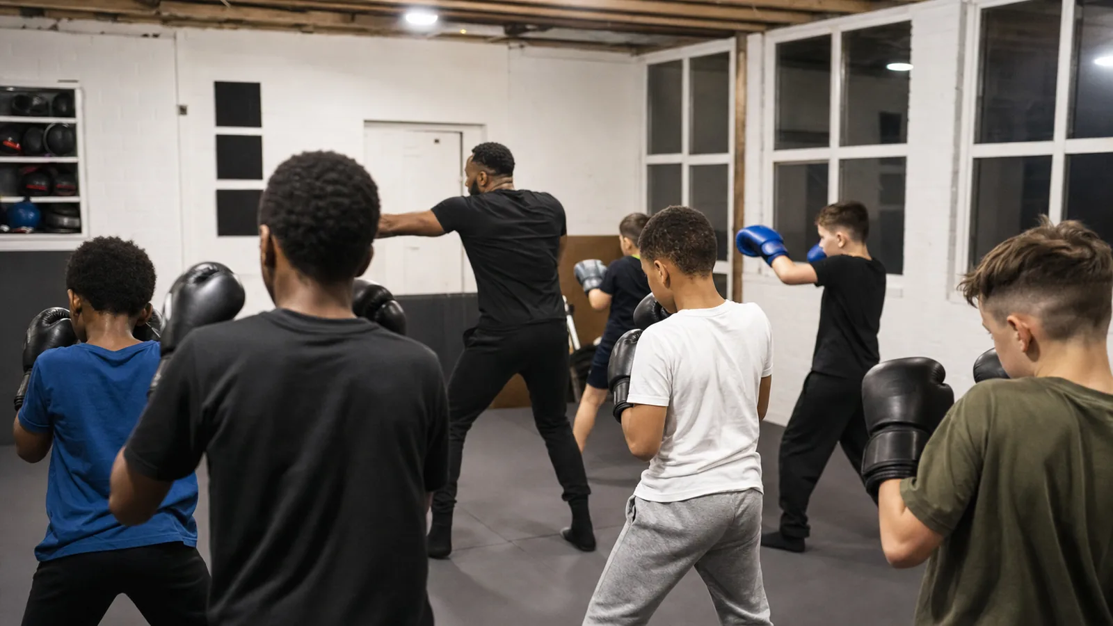 Boxing training at Honour and Glory near Bexley
