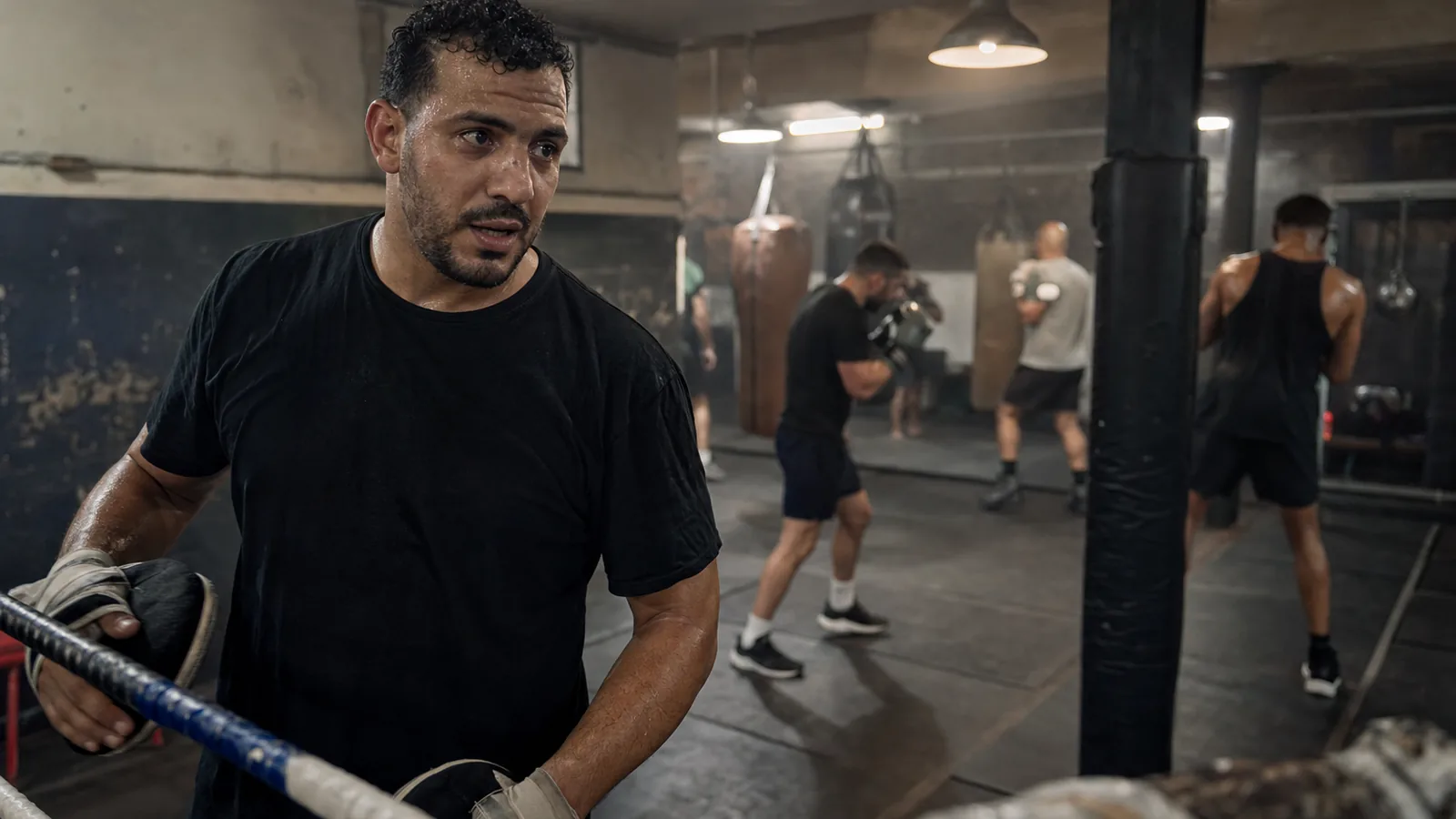 Coach-led boxing class environment at Honour and Glory for Orpington visitors