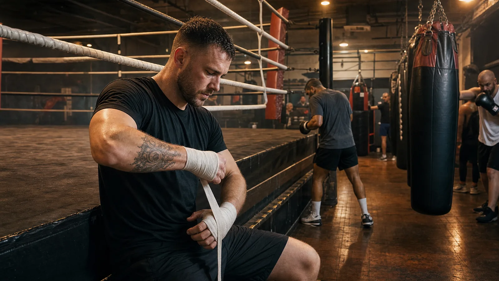Boxing training at Honour and Glory near Lewisham