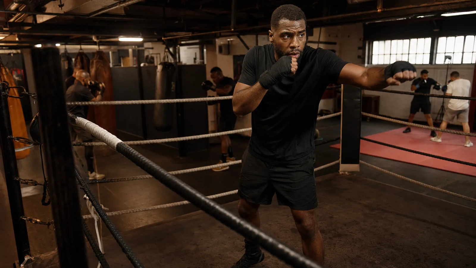 Inside the Honour and Glory gym for Erith visitors choosing a first class