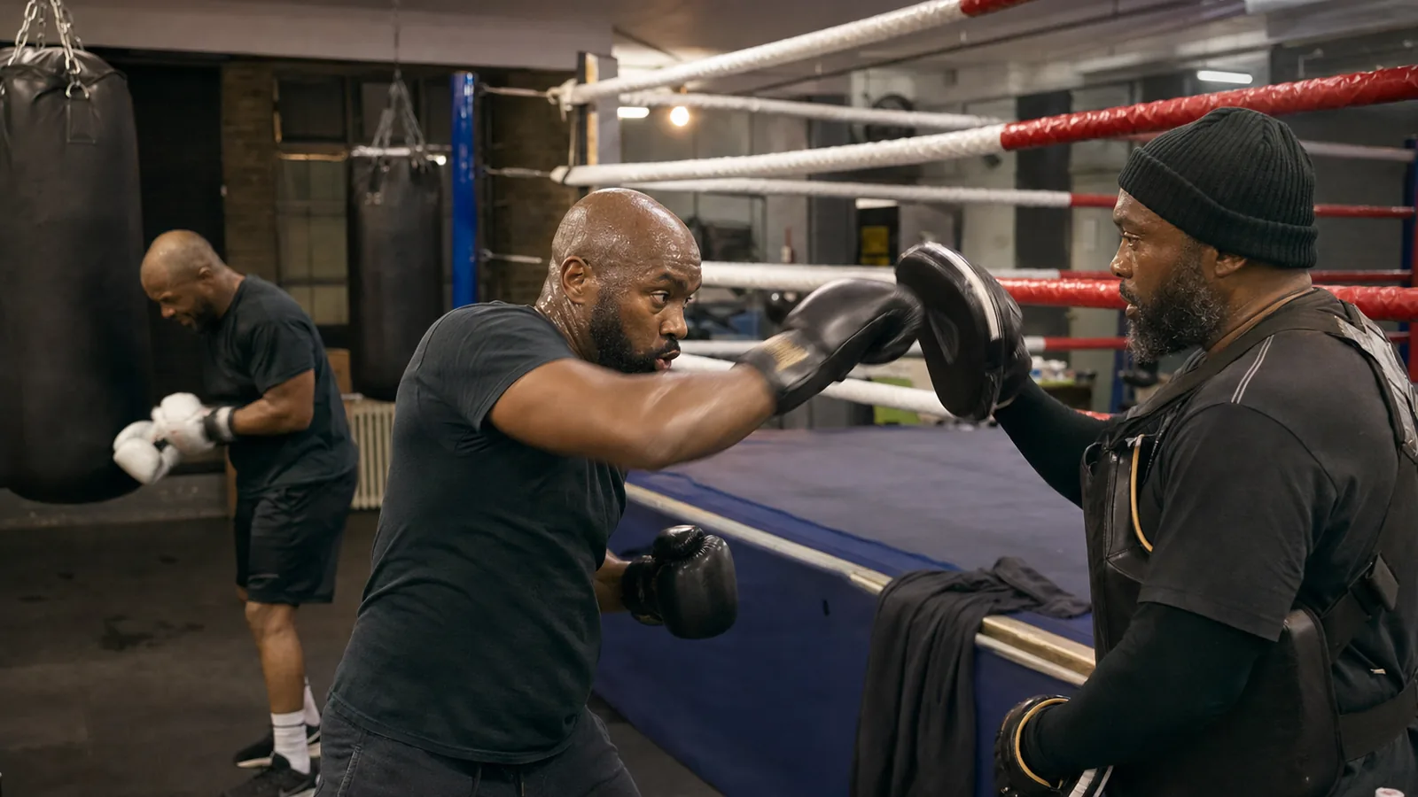 Boxing training at Honour and Glory near Bexley