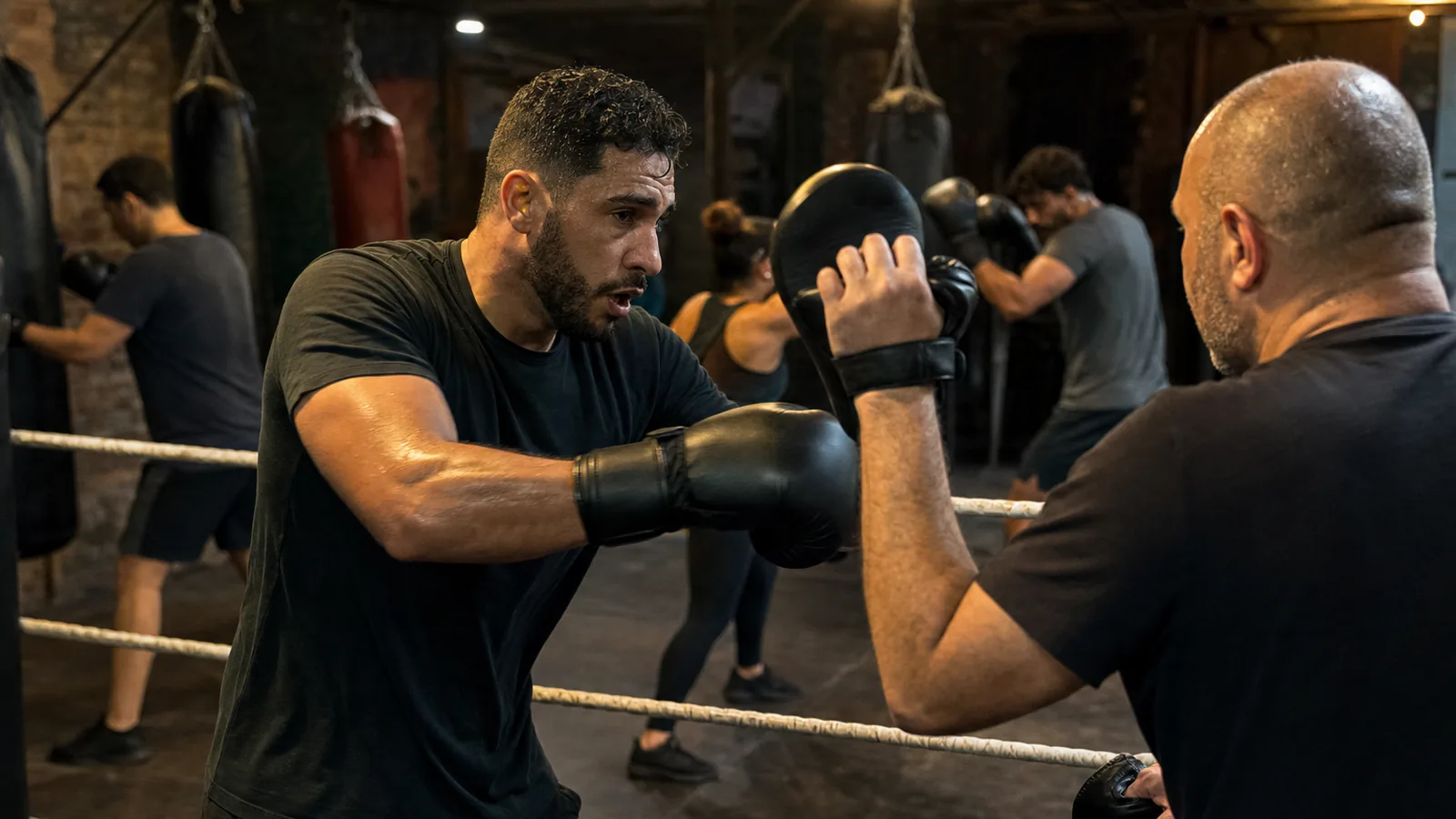 Boxing training at Honour and Glory near Bromley