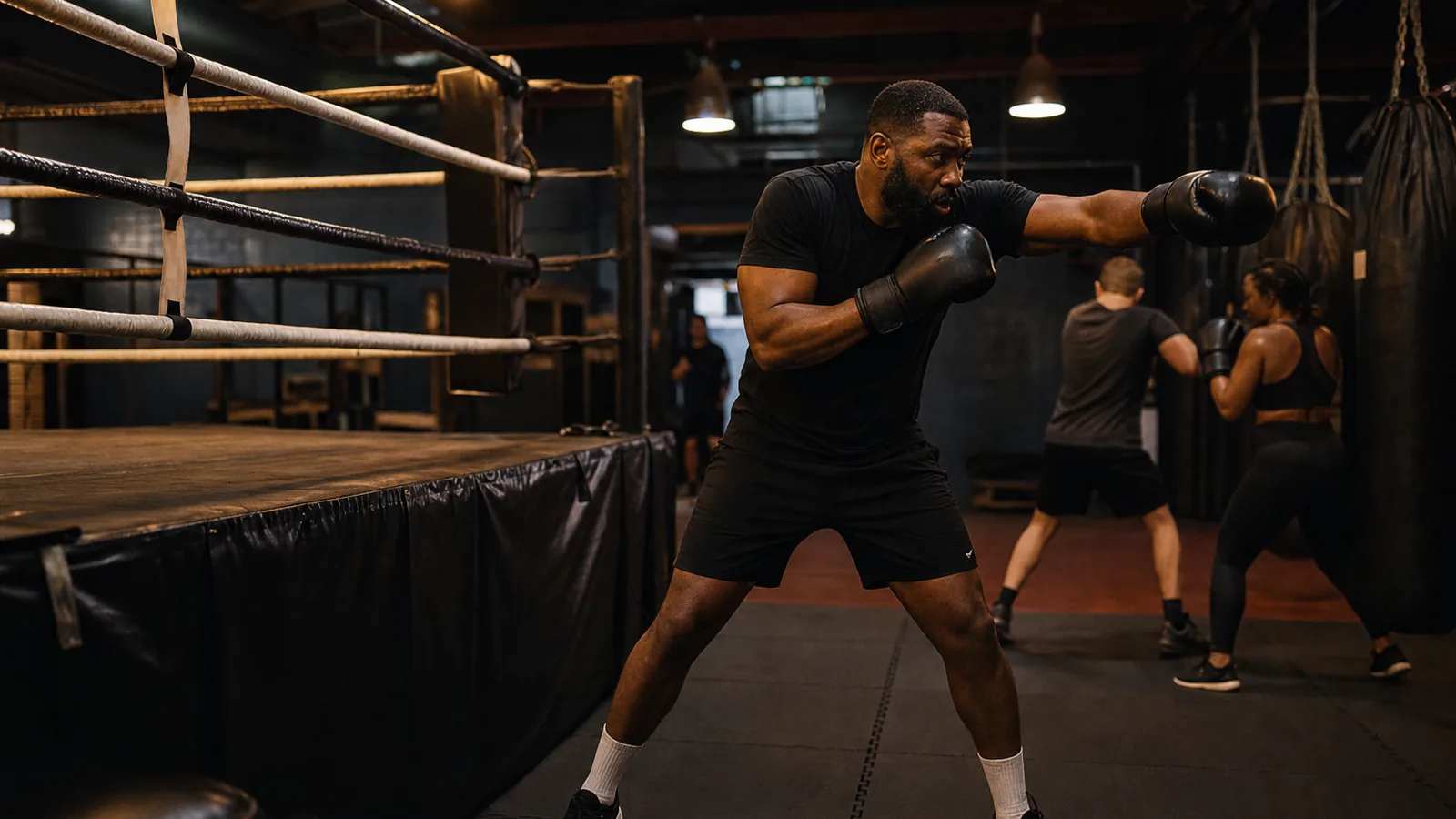 Boxing training at Honour and Glory near Catford