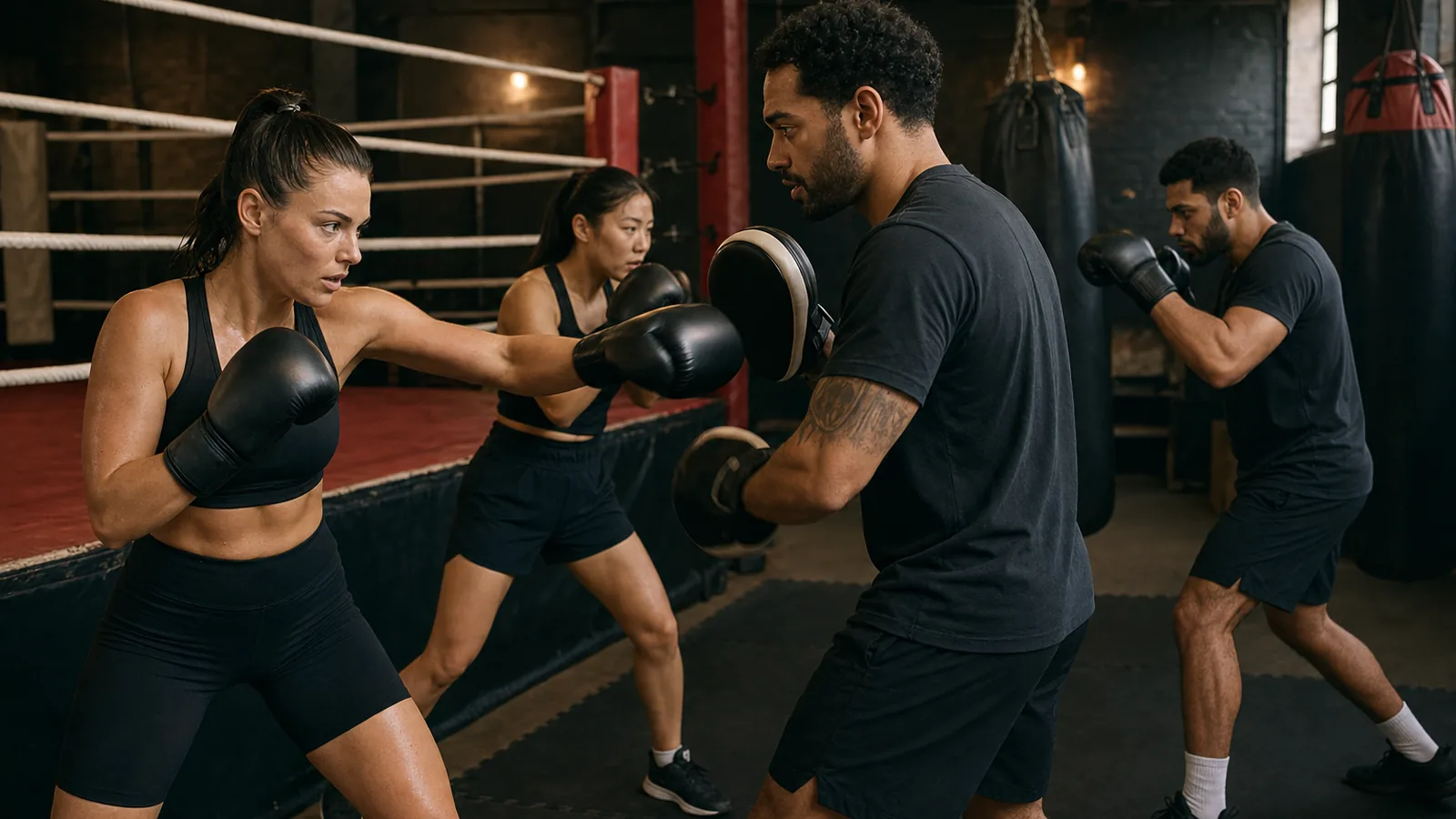 Boxing training at Honour and Glory near Abbey Wood