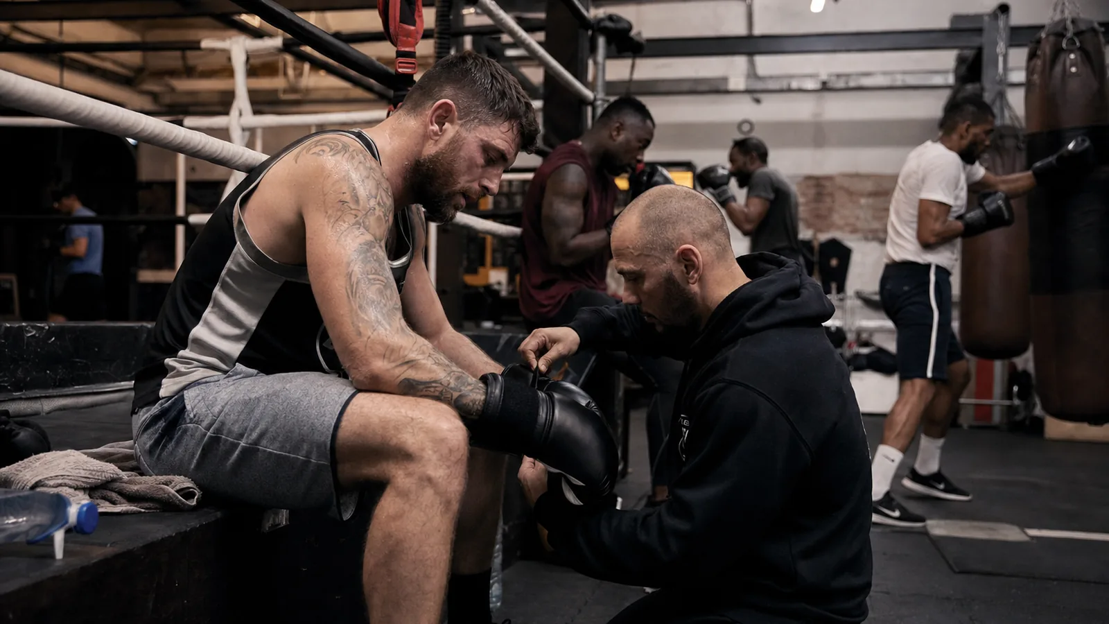 Boxing fitness class at Honour and Glory