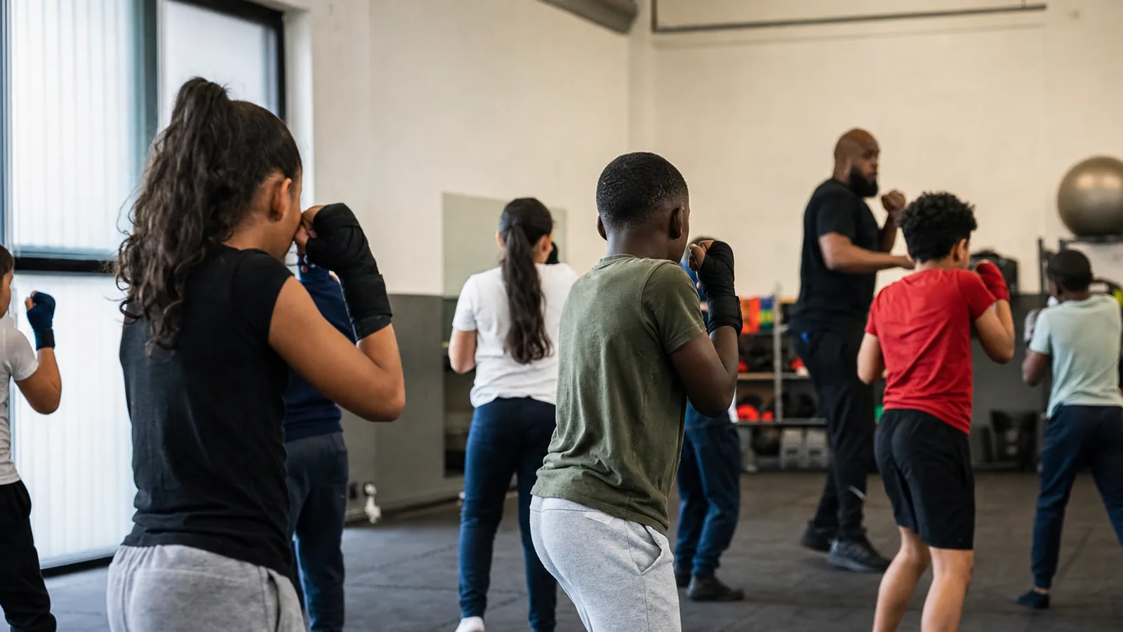 Boxing training at Honour and Glory near Dartford