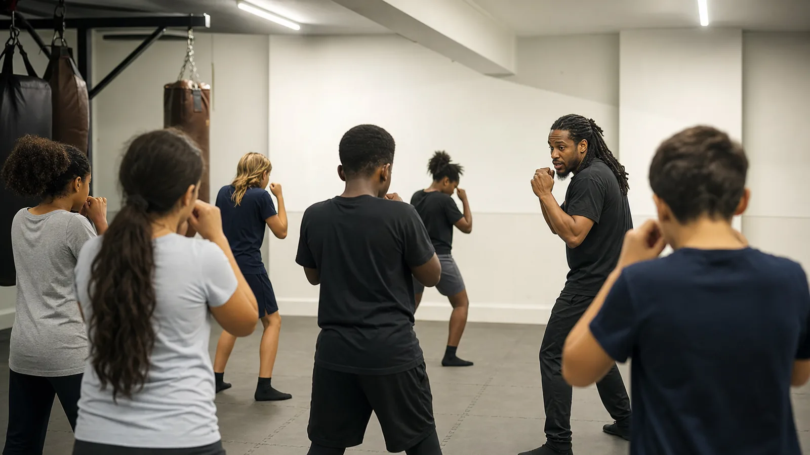 Boxing training at Honour and Glory near Sidcup