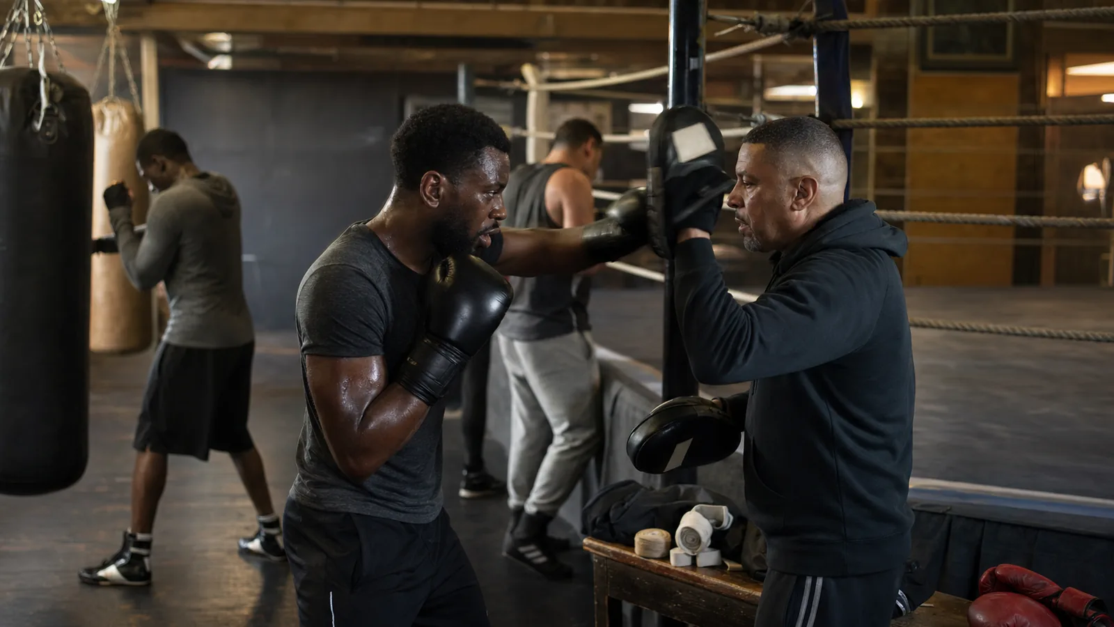 Inside Honour and Glory Boxing Club, used to show what the gym looks like before a first visit