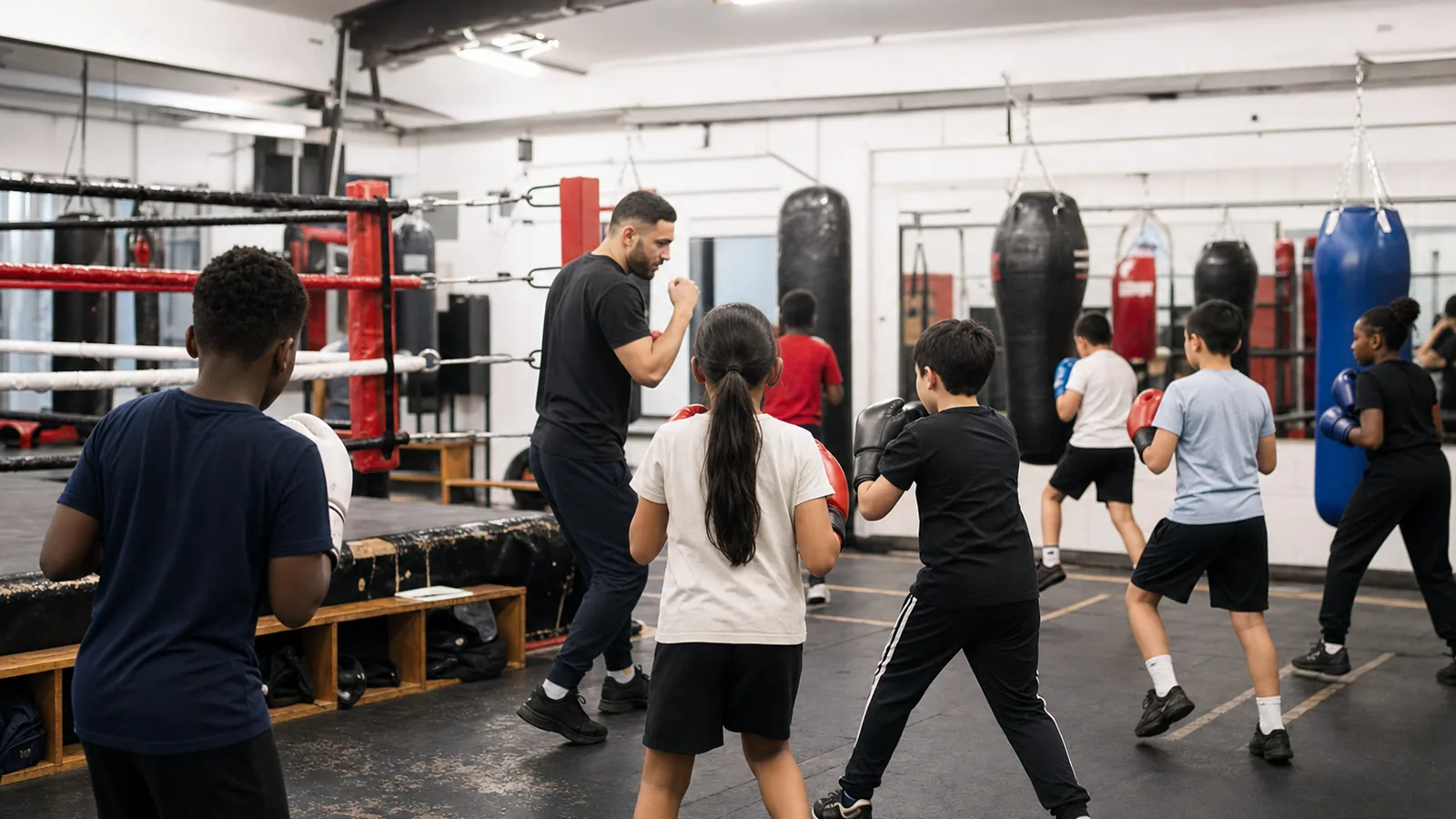 Kids boxing near Chislehurst for children who need structure supporting image