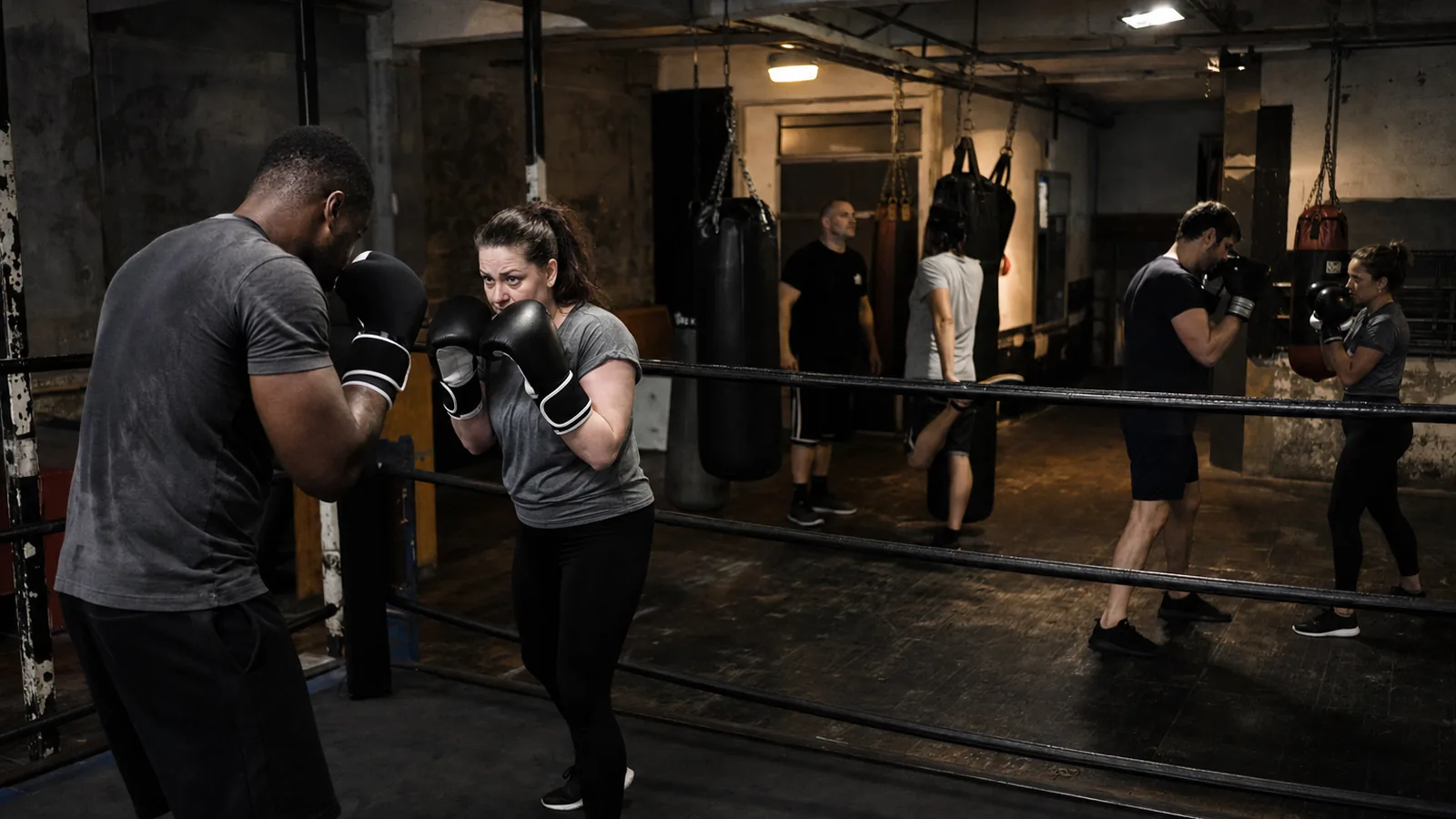 Beginner-friendly padwork coaching at Honour and Glory near Bexley