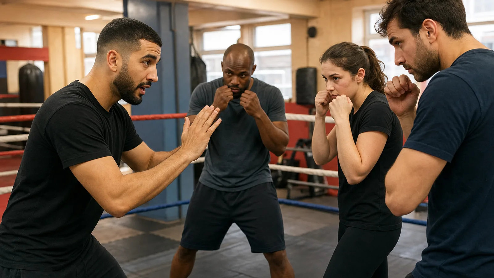 Boxing fitness class work near Sydenham