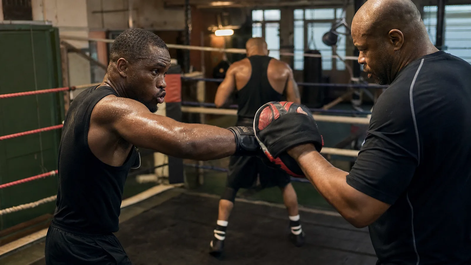 Boxing training at Honour and Glory near Sidcup