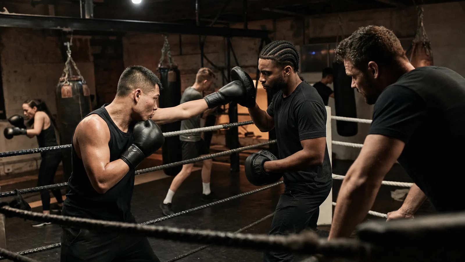 Boxing fitness session at Honour and Glory