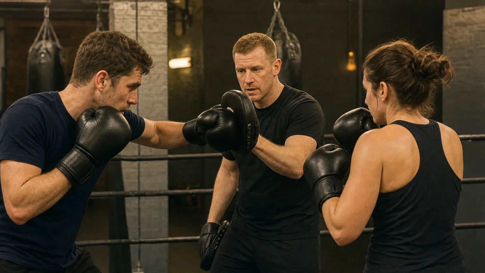 Small group boxing coaching at Honour and Glory
