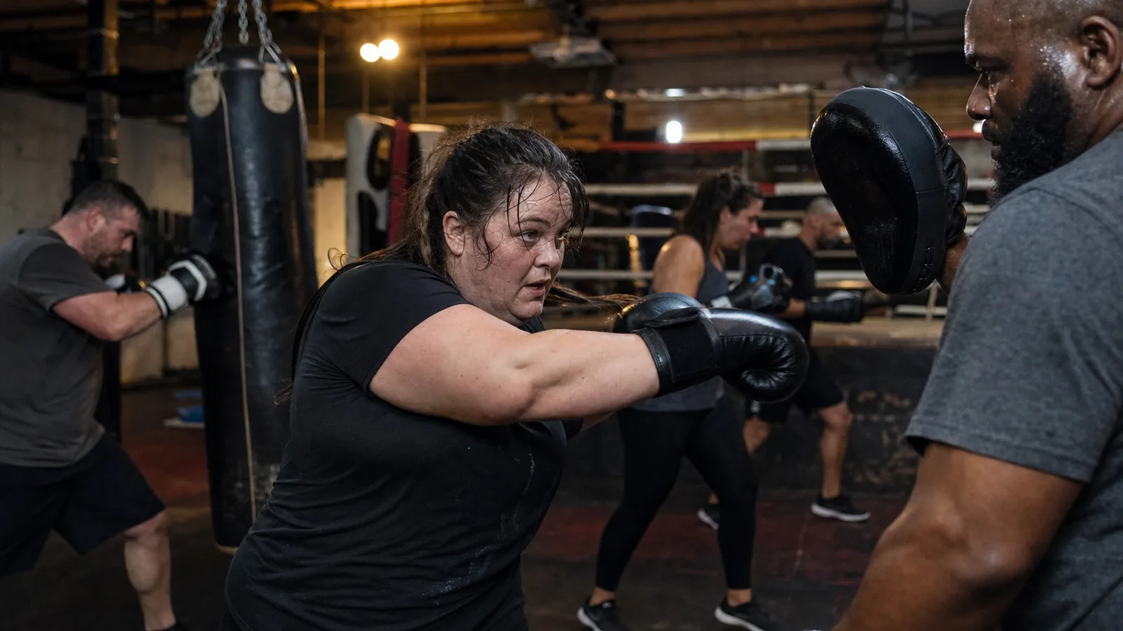 Boxing training at Honour and Glory near Lewisham