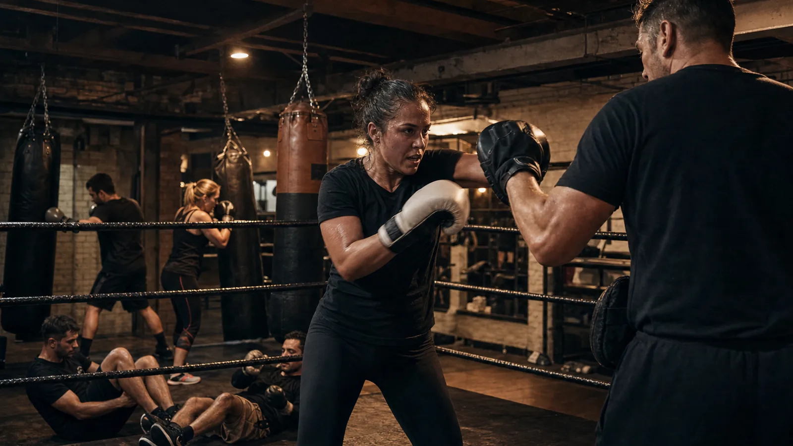 Conditioning work used alongside boxing technique for Deptford fitness visitors