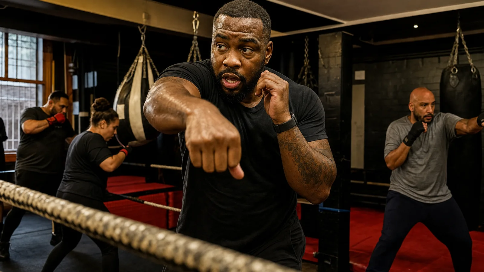 High volume boxing bag work for fitness near Eltham