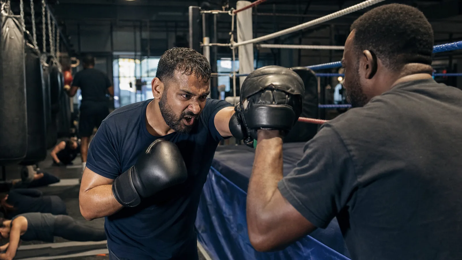 Boxing fitness class work near New Cross